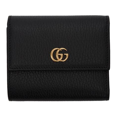 gucci mens wallets leather|gucci men's trifold leather wallet.